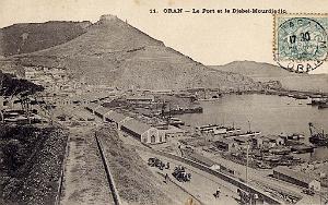 ORAN - PORT ET LE DJEBEL MOURDJADJO-1
